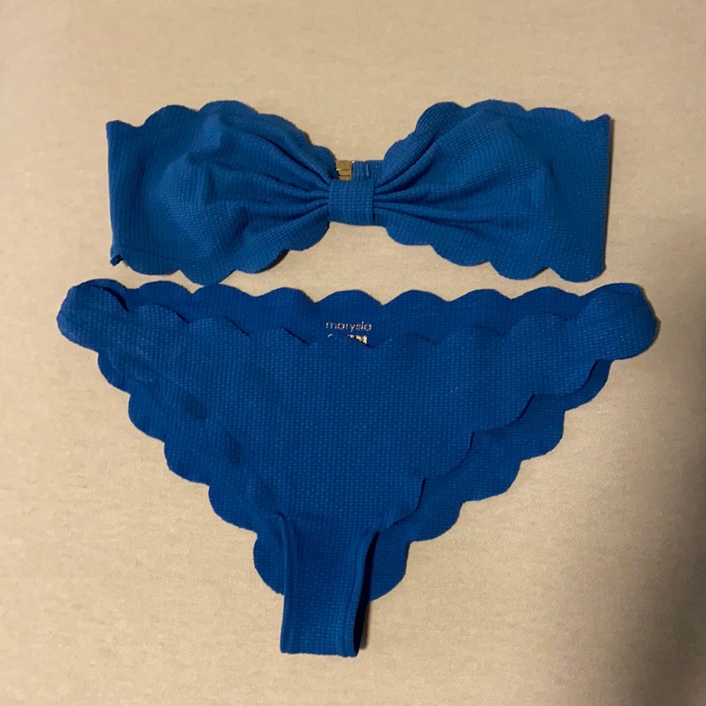 Marysia Scalloped Bikini Top